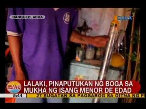 pinutukan sa mukha ng tamod